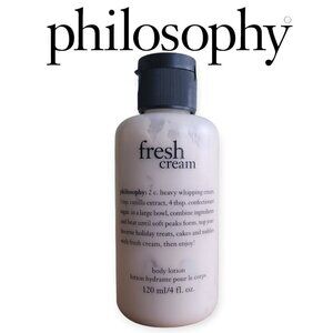 Philosophy Fresh Cream Body Lotion 4oz | Hydrating, Luxurious & Rare Scent